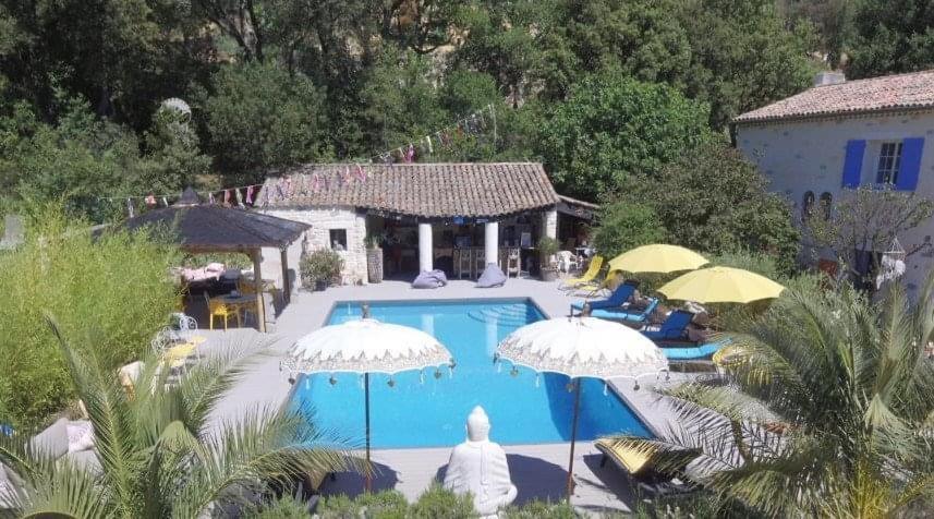 Bed and Breakfast Bastide Du Bonheur Saint Donat Gréoux-les-Bains Exterior foto